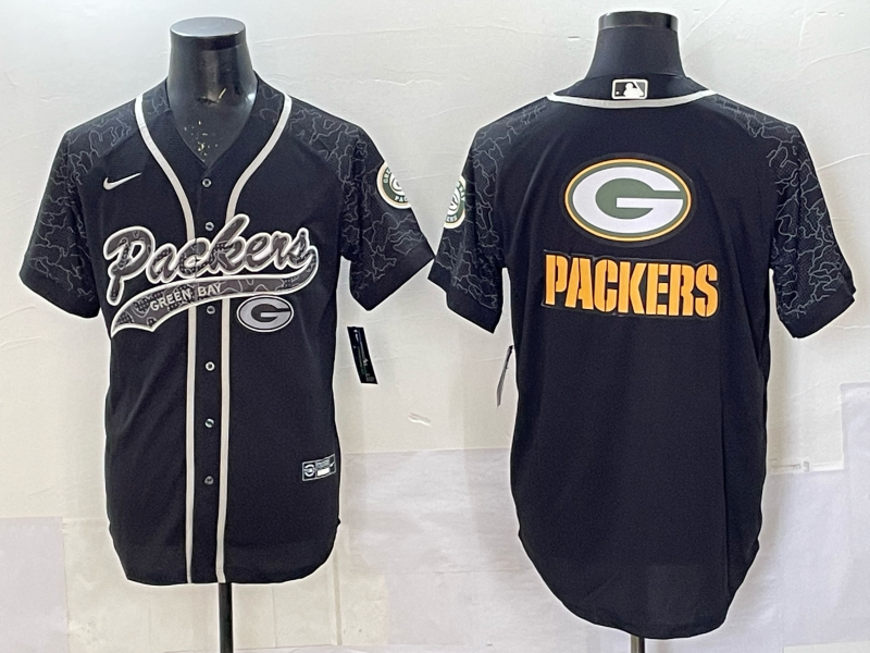 Men Green Bay Packers #1 Parsons blank black Nike NFL 2025 jersey 01